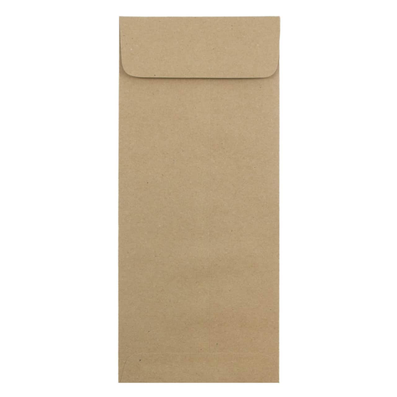 JAM Paper 5" x 11.5" Brown Kraft Paper Bag Premium Envelopes, 25ct.